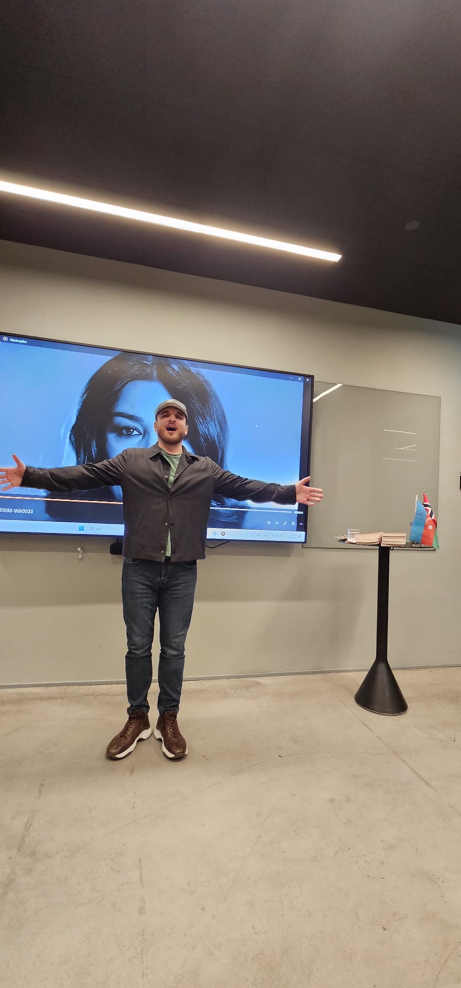 Osloda Dilarə Əliyeva ilə 